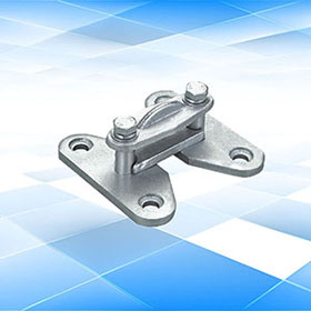 MWP-101 102 103 104戶外一片矩形母線（xiàn）固定金具(平放式）熱鍍鋅